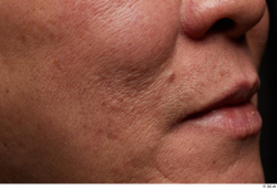 Face Mouth Cheek Skin Man Asian Chubby Wrinkles Studio photo references